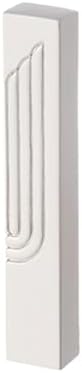 White Mezuzah Case - Modern Design