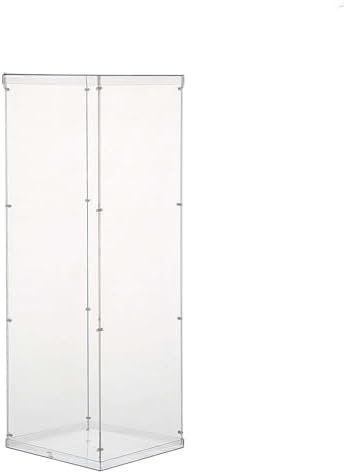Efavormart 32 Inch Clear Acrylic Display Box with Interchangeable Lid and Base