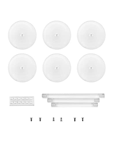 QWORK Round Acrylic Display Stand 2 Sets