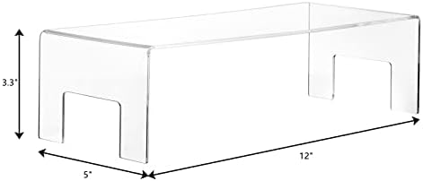 Frcctre 2 Pack Acrylic Display Risers for Dessert and Toys