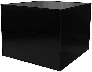 Black Acrylic Retail Display Box 12x12x9