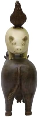 Natures Mark 3 Stacked Farm Animals Decor