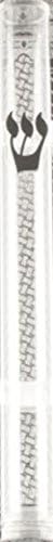 Mezuzah Case With Vilna Gate Design Transparent Scroll Holder