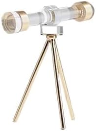 Crystal Telescope Desktop Decor Luxury Statue