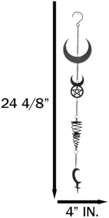 Primal Instincts Lilith Moon Black Steel Mobile Decor