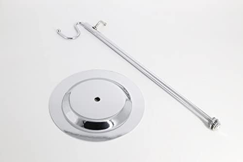Adjustable Chrome Hook Display Stand for Handbags and Accessories