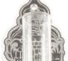 Mezuzah Case Decorative Perspex Laser Cut Scroll Holder 12cm