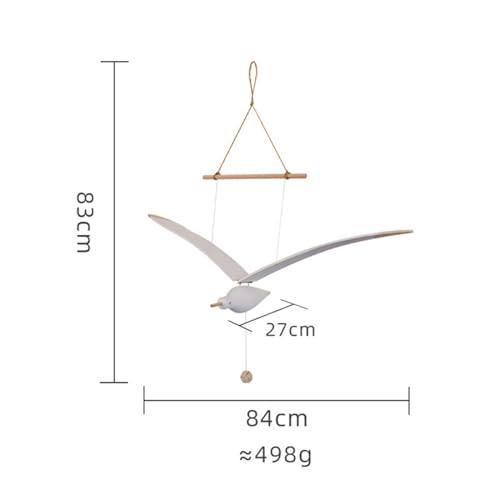 Wooden Seagull Mobile Decor for Home Ceiling