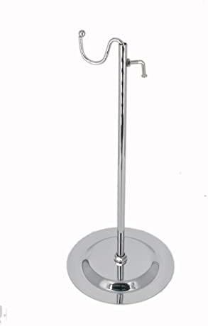 Adjustable Chrome Hook Display Stand for Handbags and Accessories