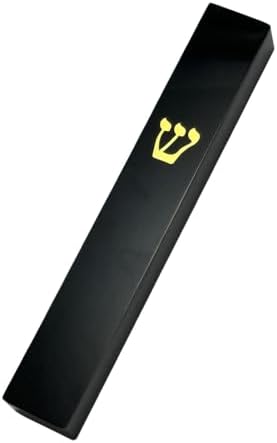 Elegant Mezuzah Case for Stylish Home Display Black