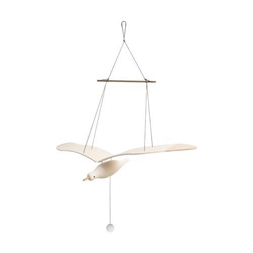 Wooden Seagull Mobile for Home Decor