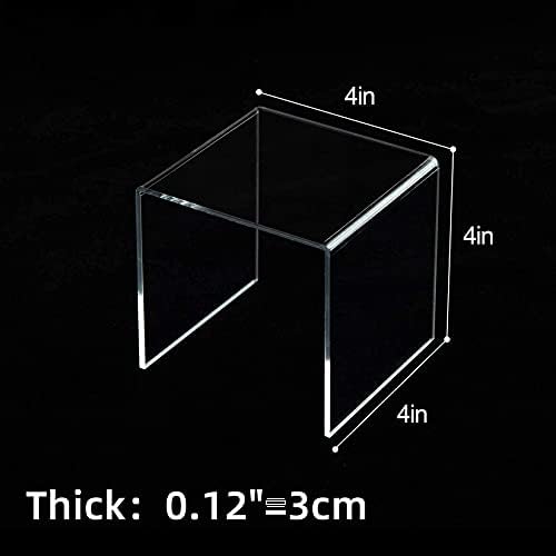 ihomecooker 8 Pack Clear Acrylic Riser Display Stand