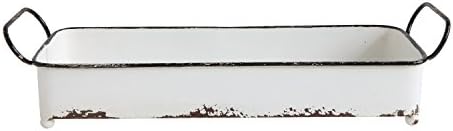 Creative Co Op Decorative Rectangle Metal Tray