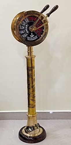 Ship Telegraph Speed Controller Brass Handmade Maritime Telescope Collectible Decor
