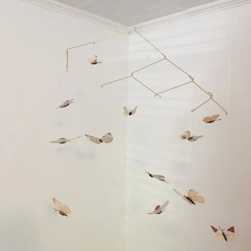 Yellow Butterfly Mobile - 23W x 28H Wall Decor