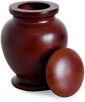 Elegant Wood Cremation Urn for Human Ashes