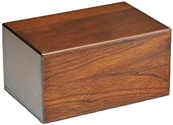 Wooden Urn for Human and Pet Ashes Small Keepsake Box