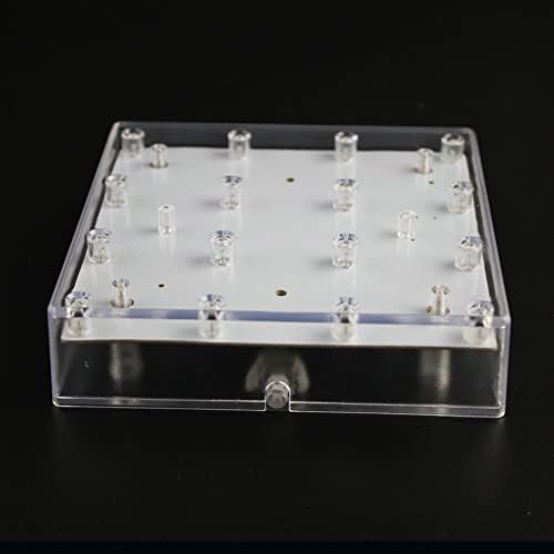 LARDUX LED Light Base for Vase Display Stand 5 Inch Square