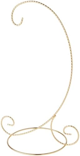 Bards Twisted Gold Tone Ornament Stand