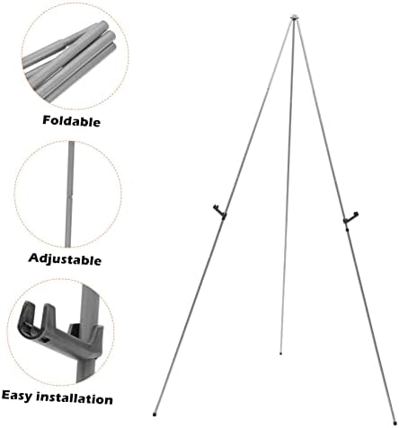 Adjustable Metal Easel Stand for Art Displays and Presentations