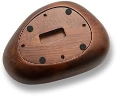 Elegant Wooden River Stone Urn for Ashes - 150 lbs Capacity
