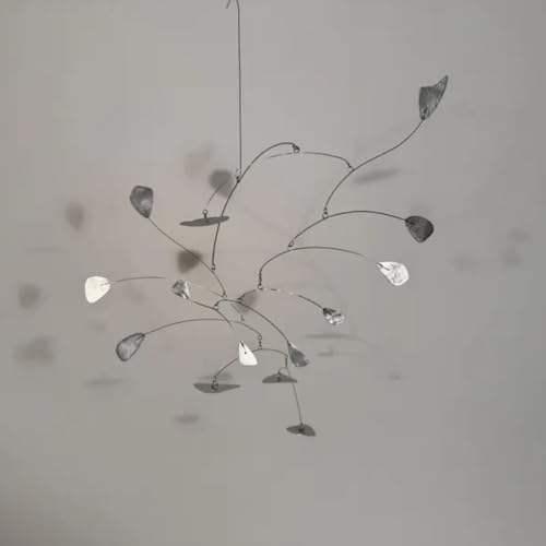 Metal Kinetic Hanging Mobile Sculpture 24 W x 18 H