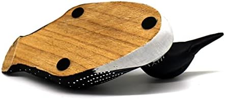 CVHOMEDECO Primitives Hand Engraved Wood Loon Farmhouse Figurine Decor