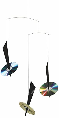 Flensted Mobiles Reflections Black Hanging Mobile 32 Inches