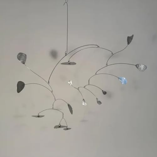 Metal Kinetic Hanging Mobile Sculpture 24 W x 18 H