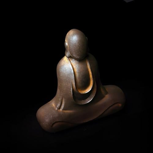 Faceless Buddha Statue - Solid Cast Iron Zen Decor