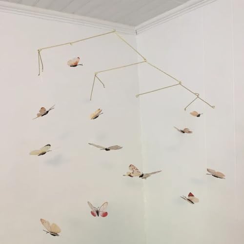 Yellow Butterfly Mobile - 23W x 28H Wall Decor