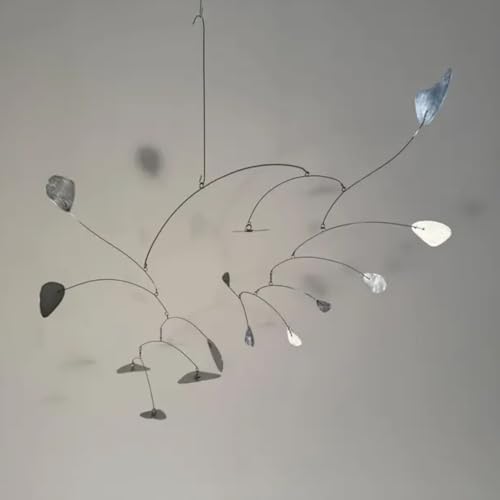 Metal Kinetic Hanging Mobile Sculpture 24 W x 18 H