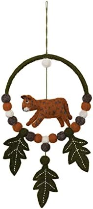 Creative Co Op Wool Felt Cheetah Mobile