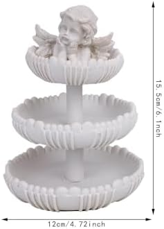 Elegant Wishing Angel Figurine Fountain Style Statue