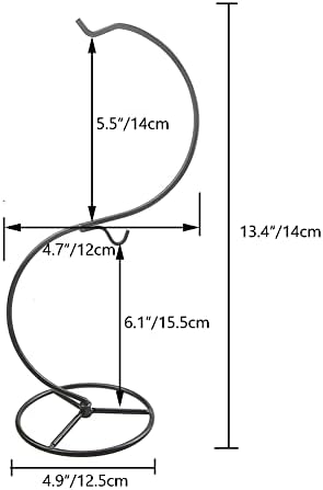 YY YEARCHY Ornament Display Stand for Glass Globes and Terrariums