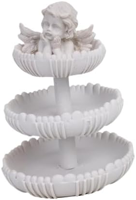 Elegant Wishing Angel Figurine Fountain Style Statue
