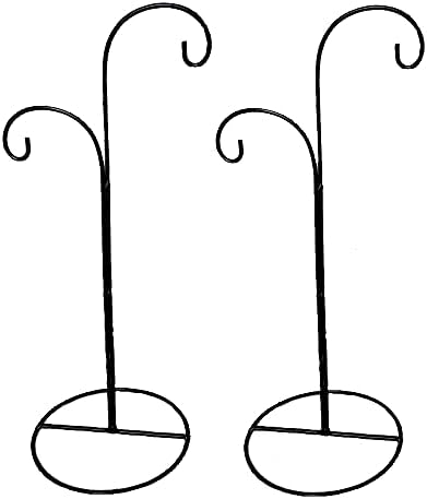 SGrace Ornament Display Stand Holder for Hanging Glass Globes and Terrariums