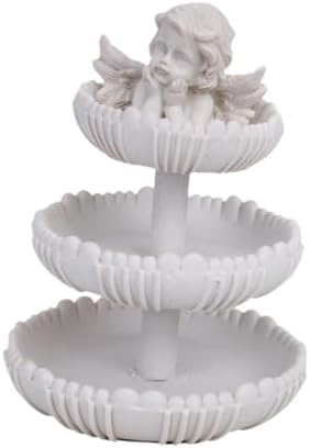 Elegant Wishing Angel Figurine Fountain Style Statue