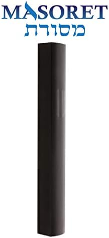 3-Piece Aluminum Door Mezuzah Cases with Hebrew Shin