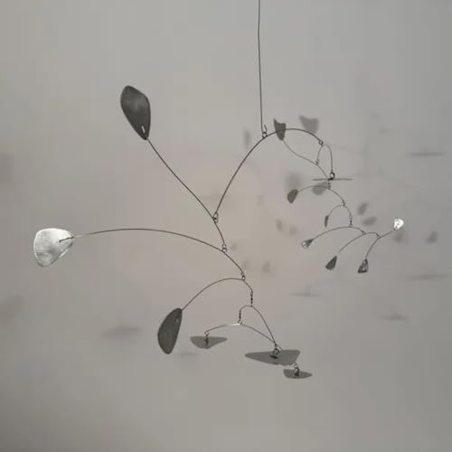 Metal Kinetic Hanging Mobile Sculpture 24 W x 18 H