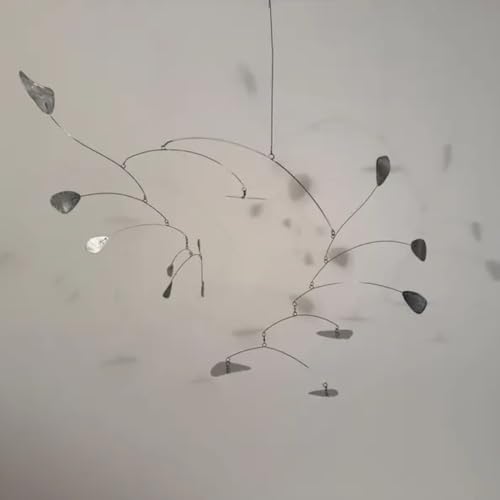Metal Kinetic Hanging Mobile Sculpture 24 W x 18 H