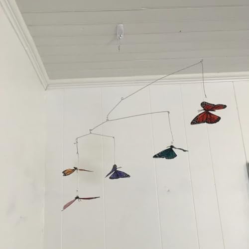 Colorful Five Butterfly Mobile for Crib
