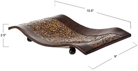 Creative Scents Schonwerk Brown Decorative Tray
