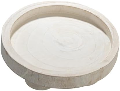 Bloomingville Paulownia Wood Pedestal Tray 1