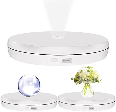 Foleto Motorized Rotating Display Stand with LED Light