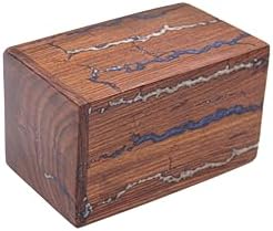 WoodAlley Rosewood Cremation Urn - Decorative Urn for Human Ashes