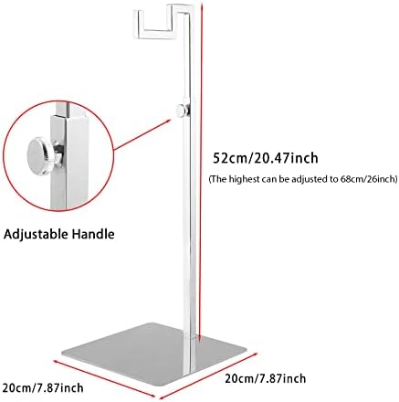 Polmart Adjustable Hanger Display Stand for Bags Wreaths Crafts