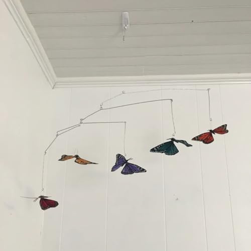 Colorful Five Butterfly Mobile for Crib