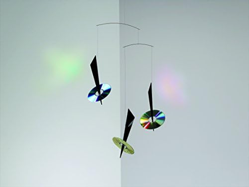 Flensted Mobiles Reflections Black Hanging Mobile 32 Inches