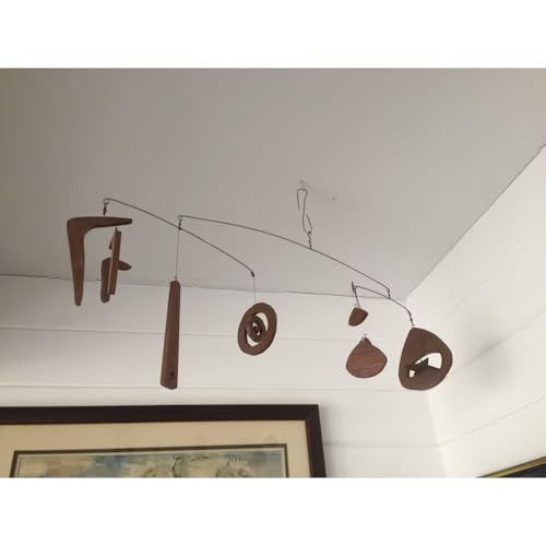 Unique Handmade Wood Artistic Hanging Mobiles 14 Inches